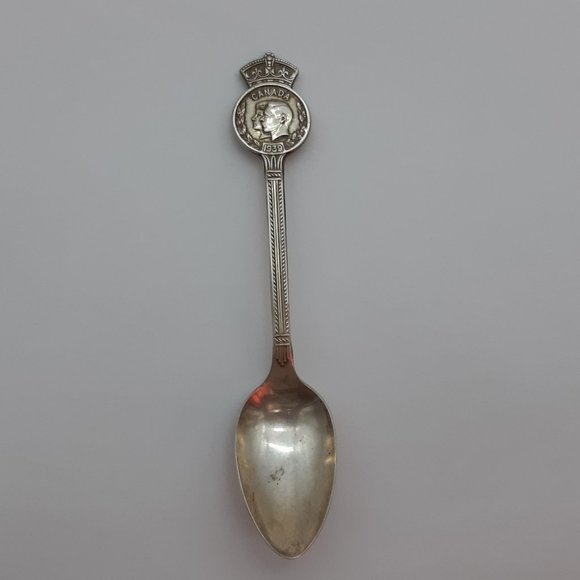 Silverplate Collector's Spoon 1939 Royal Tour of Canada - Picture 3 of 11